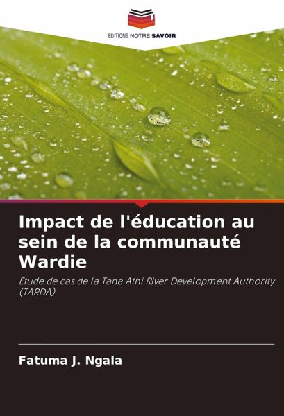 Impact de l'éducation au sein de la communauté Wardie Impact de l'éducation au sein de la communauté Wardie