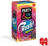 Jumbo 1110100305 - Party & Co. Rush! Flip & Fun, Lustiges Brettspiel