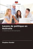 Leçons de politique en Australie