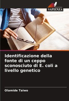 Cover Identificazione della fonte di un ceppo sconosciuto di E. coli a livello genetico