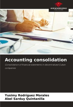 Cover Accounting consolidation