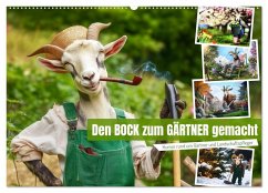 Den Bock zum Gärtner gemacht (Wandkalender 2026 DIN A2 quer), CALVENDO Monatskalender Cover Den Bock zum Gärtner gemacht (Wandkalender 2026 DIN A2 quer), CALVENDO Monatskalender