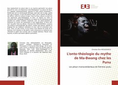 Cover L'onto-théologie du mythe de Ma-Bwang chez les Punu