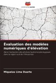 Évaluation des modèles numériques d'élévation Évaluation des modèles numériques d'élévation