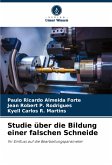 Studie über die Bildung einer falschen Schneide Studie über die Bildung einer falschen Schneide