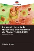 Le savoir-faire de la traçabilité traditionnelle du "Spoor" 1980-1989 Le savoir-faire de la traçabilité traditionnelle du "Spoor" 1980-1989
