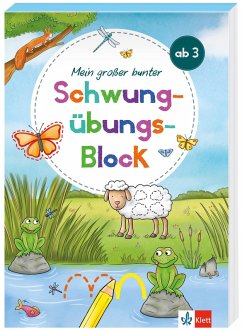 Cover Mein großer bunter Schwungübungs-Block ab 3 Jahren