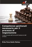 Competenze gestionali necessarie per il processo di negoziazione