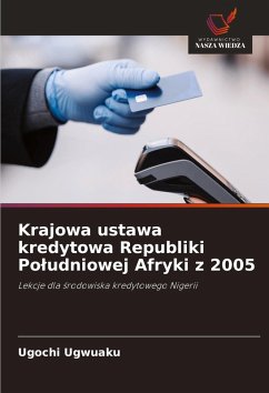 Cover Krajowa ustawa kredytowa Republiki Po¿udniowej Afryki z 2005