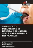 SIGNIFICATO DELL'ORDINE DI NASCITA E DEL SESSO SULLA CARIE DENTALE NEI FRATELLI SIGNIFICATO DELL'ORDINE DI NASCITA E DEL SESSO SULLA CARIE DENTALE NEI FRATELLI