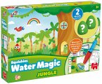 Jumbo 1110100425 - Squishies Water Magic Jungle, Dschungel Wasser-Malbuchset