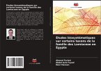 Études biosystématiques sur certains taxons de la famille des Lamiaceae en Égypte