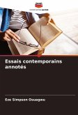 Essais contemporains annotés