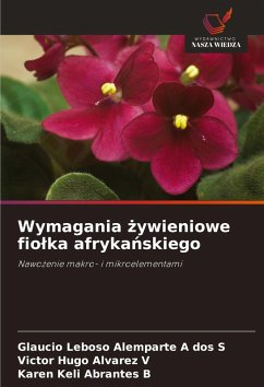 Cover Wymagania ¿ywieniowe fio¿ka afryka¿skiego