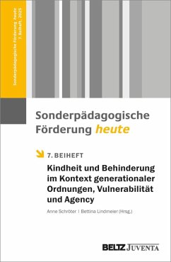 Cover Kindheit und Behinderung im Kontext generationaler Ordnungen, Vulnerabilität und Agency