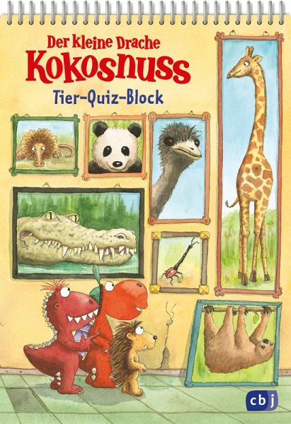Der kleine Drache Kokosnuss - Quizblock Tiere Der kleine Drache Kokosnuss - Quizblock Tiere