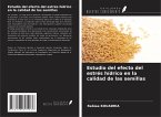 Estudio del efecto del estrés hídrico en la calidad de las semillas