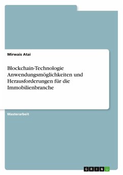 Cover Blockchain-Technologie Anwendungsmöglichkeiten und Herausforderungen für die Immobilienbranche