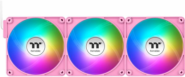 Thermaltake CT140 EX Reverse Fan Pink 3 Pack ARGB Sync Thermaltake CT140 EX Reverse Fan Pink 3 Pack ARGB Sync
