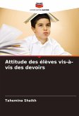 Attitude des élèves vis-à-vis des devoirs