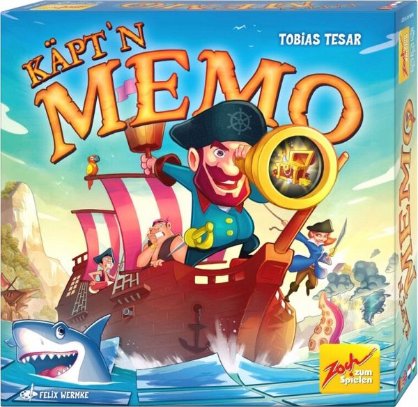 Zoch 601105221 - Käpt'n Memo, Familienspiel Zoch 601105221 - Käpt'n Memo, Familienspiel