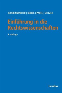 Cover Einführung in die Rechtswissenschaften