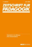 Zeitschrift für Pädagogik 71.Beiheft 2025 Zeitschrift für Pädagogik 71.Beiheft 2025