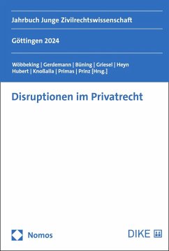 Cover Disruptionen im Privatrecht (eBook, PDF)