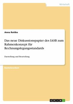 Das neue Diskussionspapier des IASB zum Rahmenkonzept für Rechnungslegungsstandards Das neue Diskussionspapier des IASB zum Rahmenkonzept für Rechnungslegungsstandards