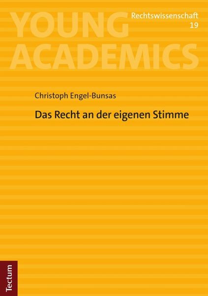 Das Recht an der eigenen Stimme (eBook, PDF) Das Recht an der eigenen Stimme (eBook, PDF)