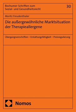 Cover Die außergewöhnliche Marktsituation der Therapieallergene (eBook, PDF)