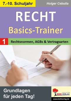 Cover Recht - Basics-Trainer / Band 1: Rechtsnormen, AGBs und Vertragsarten (eBook, PDF)