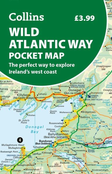 Wild Atlantic Way Pocket Map Wild Atlantic Way Pocket Map