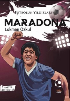 Cover Futbolun Yildizlari Maradona Poster Hediyeli