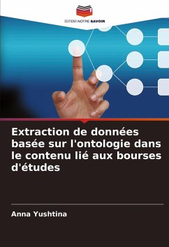 Cover Extraction de données basée sur l'ontologie dans le contenu lié aux bourses d'études