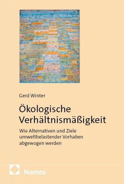 Cover Ökologische Verhältnismäßigkeit