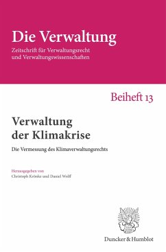 Cover Verwaltung der Klimakrise