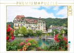 CALVENDO Puzzle Göttibachsteg an der Aare in Thun   1000 Teile Lege-Größe 64x48cm Foto-Puzzle für glückliche Stunden