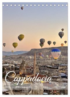 Cappadocia: Caves - Valleys - Balloons (Desk Calendar 2026 DIN A5 portrait), CALVENDO 12 Month DeskCalendar