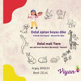 Delal ajelan boyax dike û Kurdî (Kurmancî) - Almanî fêr dibe