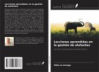 Lecciones aprendidas en la gestión de elefantes