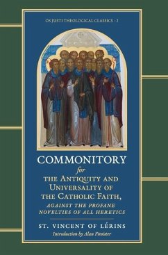 Cover Commonitory for the Antiquity and Universality of the Catholic Faith
