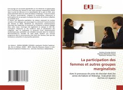 Cover La participation des femmes et autres groupes marginalisés