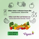 Dîlber mêwe û sebzeyan boyax dike û Kurdî (Kurmancî) - Almanî fêr dibe