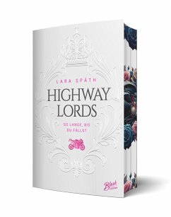 Cover Highway Lords: So lange, bis du fällst   Aufwendig gestaltete Ausgabe mit Farbschnitt - das integrierte Page Overlay ist limitiert nur in der ersten Auflage enthalten