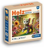Holzpuzzle - Katze im Garten 150 Teile Holzpuzzle - Katze im Garten 150 Teile