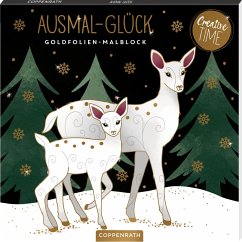 Cover Ausmal-Glück Goldfolien-Malblock