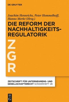 Cover Zur Revision der EU-Nachhaltigkeitsregulatorik