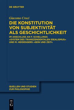 Cover Die Konstitution von Subjektivität als Geschichtlichkeit