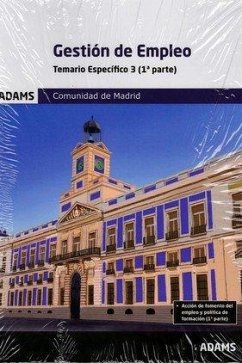 Cover Temario específico 3 Gestión de Empleo de la Comunidad de Madrid